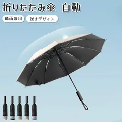 【在庫処理!!】傘 逆さ傘 折りたたみ傘 自動開閉 紫外線遮蔽率100% UPF50+ 雨晴兼用 梅雨対策 晴雨傘 日傘 遮光 高強度 12本骨 逆向き ボタン開式 雨具 紫外線対策 電車 バス活用 風大雨に強い 撥水 母の日 父の日 ギフト プレゼント
