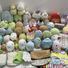 ◆すみっコぐらし 約68点 まとめ商品 ぬいぐるみ 雑貨など まほうつかい とかげ ぺんぎん？ とんかつ なこ他 現状品