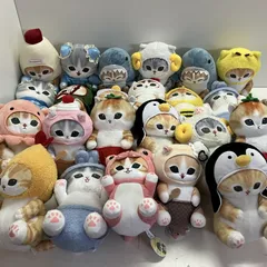 ◆ mofusand モフサンド 23点 まとめ商品 ぬいぐるみ かいじゅうにゃん 海の生き物にゃん チャイナにゃん サンリオコラボ アイスにゃんなど 現状品