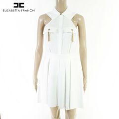 Elisabetta Franchi ノースリーブ ワンピースドレス - メルカリ