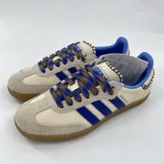 【中古】Wales Bonner × adidas Nylon Samba スニーカー 23cm IH7756 アイボリー ブルー ウェールズ・ボナー アディダス[10]