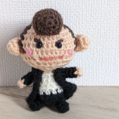 あみぐるみ お相撲さん ミニ 1 まわし黄色 どすこい力士 ハンドメイド
