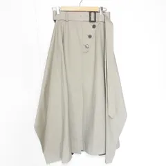 良品 IRENE アイレネ Double Wrap Skirt ベルテッド ロング ラップスカート 20A87011 38 ベージュ レディース 古着 中古 USEDのサムネイル