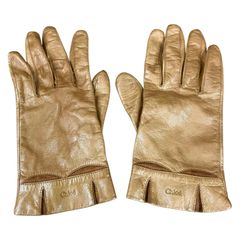 美品 クロエ シープレザー ロンググローブ 19センチ - メルカリ