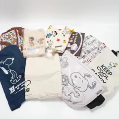 SNOOPY スヌーピー トートバッグ 9点セット + おまけフィギュア