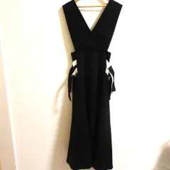 良品 UNITED TOKYO ユナイテッドトウキョウ 2WAY サロペット ジャンパースカート 509500003 サイズ1 ブラック レディース 古着 中古 USED