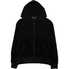古着 ラルフローレン Ralph Lauren POLO by Ralph Lauren ベロア スウェットフルジップパーカー メンズL相当/evb034073