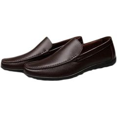 ロエベ LOEWE ドライビングシューズ 27cm 茶 レザー 美品 1121 - メルカリ