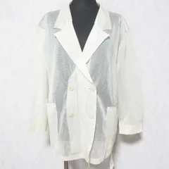 未使用 22AW SNIDEL スナイデル シースルーニットジャケット SWNJ224039 サイズF オフホワイト レディース 古着 中古 USED