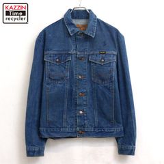70s デニムジャケット MAGASINS BLEUS ユーロヴィンテージ 70s Wrangler 74126NV デニムジャケット USA製 ビンテージ - メルカリ