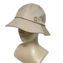 美品 CA4LA カシラ AARON バケットハット ベージュ レディース 古着 中古 USED
