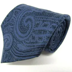 エトロ ブランド ネクタイ シルク ペイズリー柄 PO メンズ ブルー ETRO 【中古】