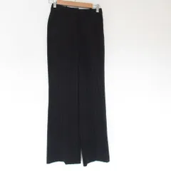 良品 theory セオリー グラフチェック パンツ XX0 ブラック レディース 古着 中古 USED