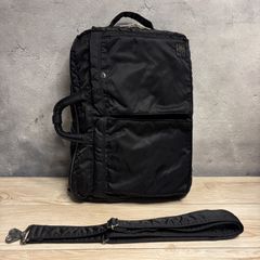 【良品】ポーター　ビジネスバッグ　ナイロン　タンカー　3way 2層　ブラック PORTER◇TANKER 3WAY DOCUMENT BAG/ナイロン/BLK/622-26108 : セカンド