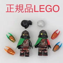 正規品 中古 LEGO レゴ ニンジャゴー  ミニフィグ　2個　時空の剣　4個　まとめ売り CT-613 ※NINJAGO　忍者　時空の支配者　アクロニックス　クロックス　タイムブレード　70626 361のサムネイル