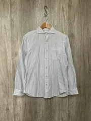 NOLLEY'S LIGHTノーリーズライト 長袖 ストライプ シャツ sizeS/白 ■◇ メンズのサムネイル