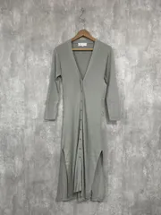 Rope Picnic ロペピクニック スリット ロング カーディガン size38/グレー ■◇ レディース