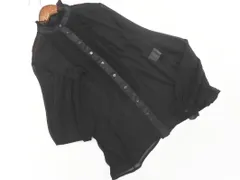 BUONA GIORNATA ボナジョルナータ シフォン フリル ブラウス シャツ sizeM/黒 ■◇ レディースのサムネイル