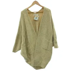【中古】　niko and...　カーディガンセーター　長袖　ロング丈　無地　古着　/2361
