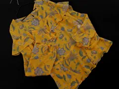 GRACE CONTINENTAL グレースコンチネンタル 花柄 フリル ブラウス シャツ size36/黄 ■◇ レディースのサムネイル