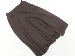 NATURAL BEAUTY BASIC ナチュラルビューティーベーシック フレア スカート sizeM/茶 ■◇ レディース