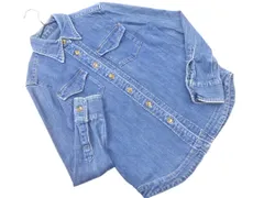 FREE’S PHRASE フリーズフレーズ デニム シャツ sizeS/青 ■◇ レディース