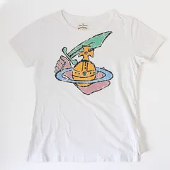 WD26058 Vivienne Westwood ヴィヴィアンウエストウッド 半袖 Tシャツ プリント 36 ホワイト 白 日本製のサムネイル