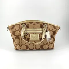 COACH（コーチ） ポピーシグネチャー トートバッグ ブラウン