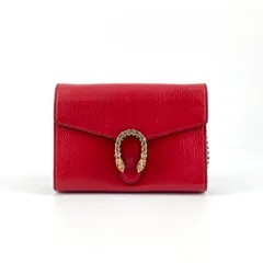 GUCCI（グッチ） ディオニュソス ウォレットチェーン 401231 ショルダーバッグ レッド