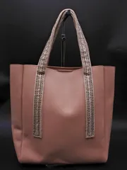 Afternoon Tea アフタヌーンティー フェイクレザー 2WAY ショルダー ポーチ付 トート バッグ ピンク ■■ レディース