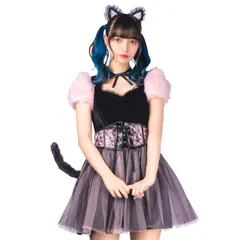 クリアストーン(Clearstone) コケティッシュガーリー コスプレ ハロウィン ストロベリーキャット レディース L ピンクのサムネイル