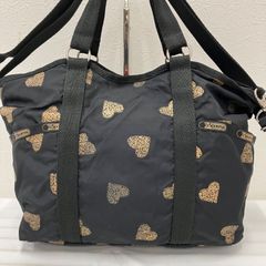 レスポートサック × マヌーシュ コラボ 2WAY がま口 ボストンバッグ 