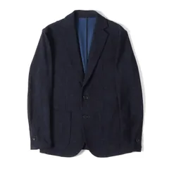 AKM エイケイエム ジャケット ダークブルー ブラック サイズ:S | 23AW ヒートパフォーマー 2B テーラード ジャケット (HEAT PERFORMER DENIM SWING EASY JACKET) 日本製【メンズ】【中古】