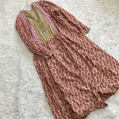 タグ付き jaase ジャース ロングワンピース ペイズリー柄 マキシ丈 
