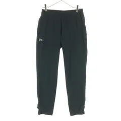 UNDER ARMOUR アンダーアーマー ワンポイントロゴ ロングジャージパンツ SM ブラック レディース 古着