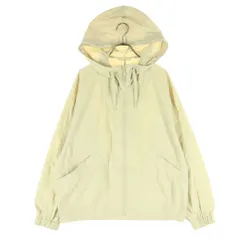 美品 UNIQLO U ユニクロユー 長袖 ジップジャケット S ベージュ系 フーディー レディース 古着