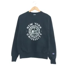 Champion チャンピオン 長袖スウェット サイズ:S リバースウィーブ/フロントプリント/ホンジュラス/青タグ    ブラック メンズ / 241019002295