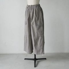 BASERANGE CLAUDE PANTS BLUECHECK チェックパンツ - メルカリ