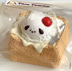 【新品手作】かわいいアイス風厚切りトースト スクイーズ 低反発 ふわふわ もちもち 癒しグッズ ストレス解消 柔らかい おもちゃ SNS人気 プレゼント zqkbmrt#