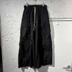 Rick Owens リックオウエンス 26SS CARGOBELAS カーゴパンツ RP01F6327-P ブラック size:40 【表参道B04】