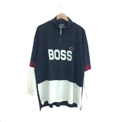 BOSS ボス ハーフジップカットソー サイズ:XL     ネイビー メンズ / 243001004805のサムネイル