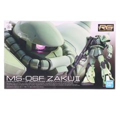 RG 1/144 MS-06F 양산형 자쿠 기동전사 건담 프라모델(5061596) 반다이 스피릿
