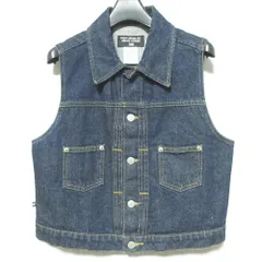 良品 POLO JEANS RALPH LAUREN ポロジーンズ ラルフローレン デニム ベスト サイズS インディゴ レディース 古着 中古 USEDのサムネイル