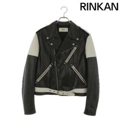 セリーヌ 20SS レザー ダブル ライダース ジャケット 44 日本限定