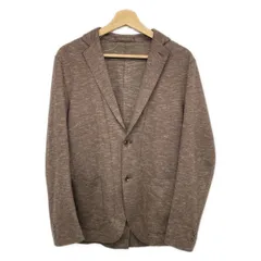 PLS+T(PLST)(プラステ) ジャケット サイズS メンズ美品  - ダークブラウン×ベージュ 長袖/春/秋のサムネイル