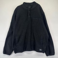 RRL 90s 三ツ星タグ ビンテージ ハーフジップシャツ ジャケット 黒 L