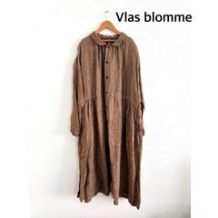 Vlas Blomme】コルトレイクリネン インディゴ ワンピースコート 1