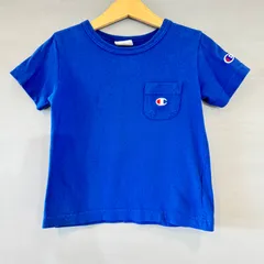 Champion チャンピオン Tee Tシャツ 半袖 S/S ブルー 青 Kids Jounior キッズ ジュニア 110cm（実物は90〜95cm相当です）のサムネイル