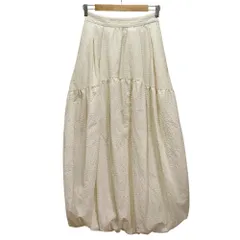 良品 24SS STYLEMIXER スタイルミキサー ティアードバルーンスカート 500HST31-1420-1 サイズS アイボリー レディース 古着 中古 USED