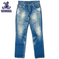 中古A VISVIM ヴィズヴィム デニムパンツ インディゴブルー パイソンタッチ メンズ 辻屋質店A3826のサムネイル